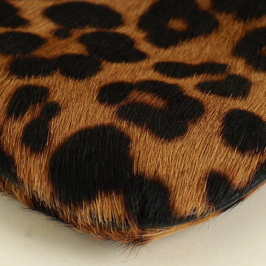 Jacquemus Leopard Print Brown Le Bisou Perle Bag