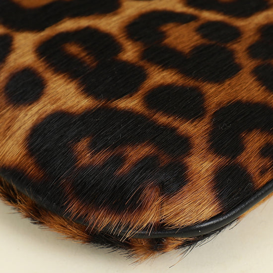 Jacquemus Leopard Print Brown Le Bisou Perle Bag