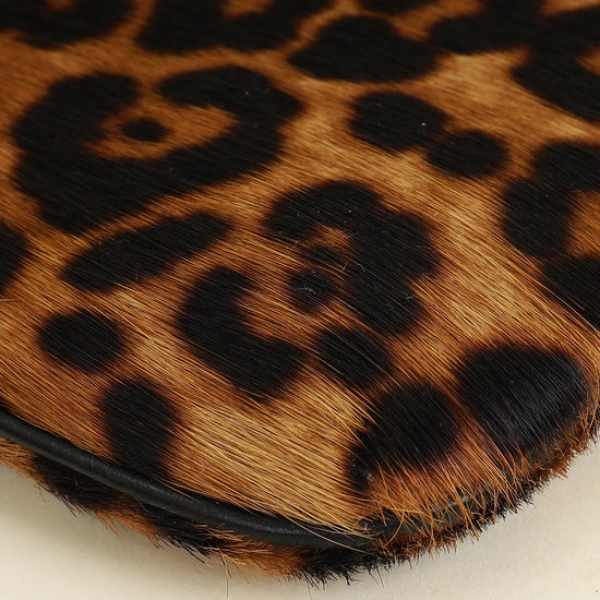 Jacquemus Leopard Print Brown Le Bisou Perle Bag