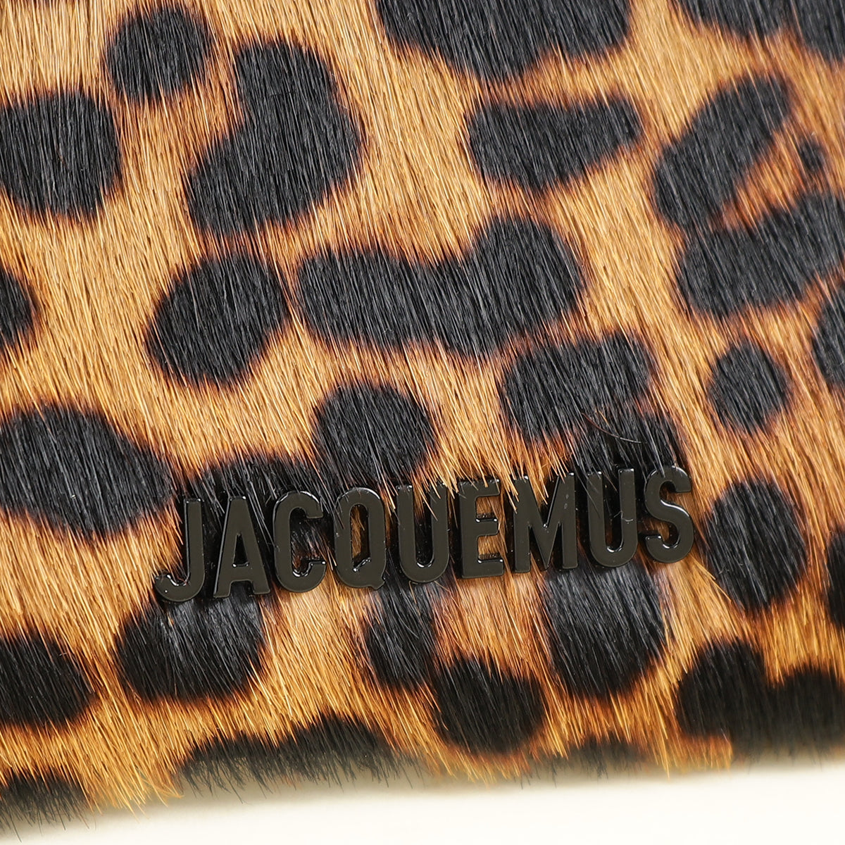 Jacquemus Leopard Print Brown Le Bisou Perle Bag
