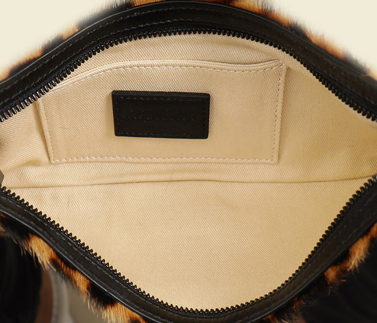 Jacquemus Leopard Print Brown Le Bisou Perle Bag