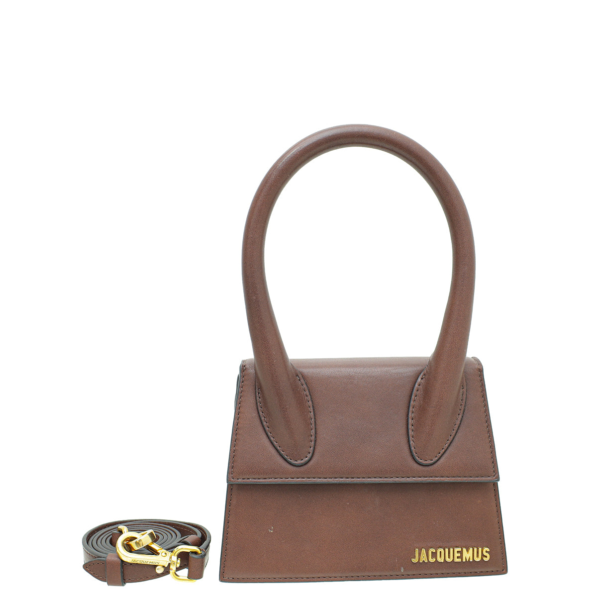 Jacquemus Brown Le Chiquito Moyen Forever Bag-Jacquemus-THE CLOSET