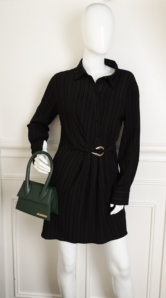 Jacquemus Emerald Green Le Chiquito Moyen Forever Bag