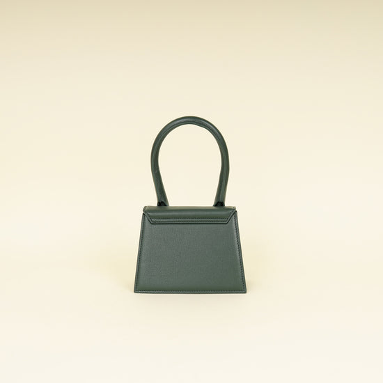 Jacquemus Emerald Green Le Chiquito Moyen Forever Bag