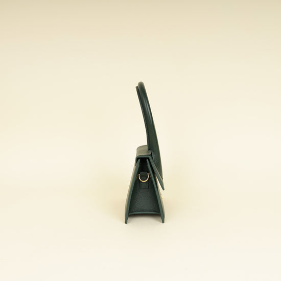 Jacquemus Emerald Green Le Chiquito Moyen Forever Bag