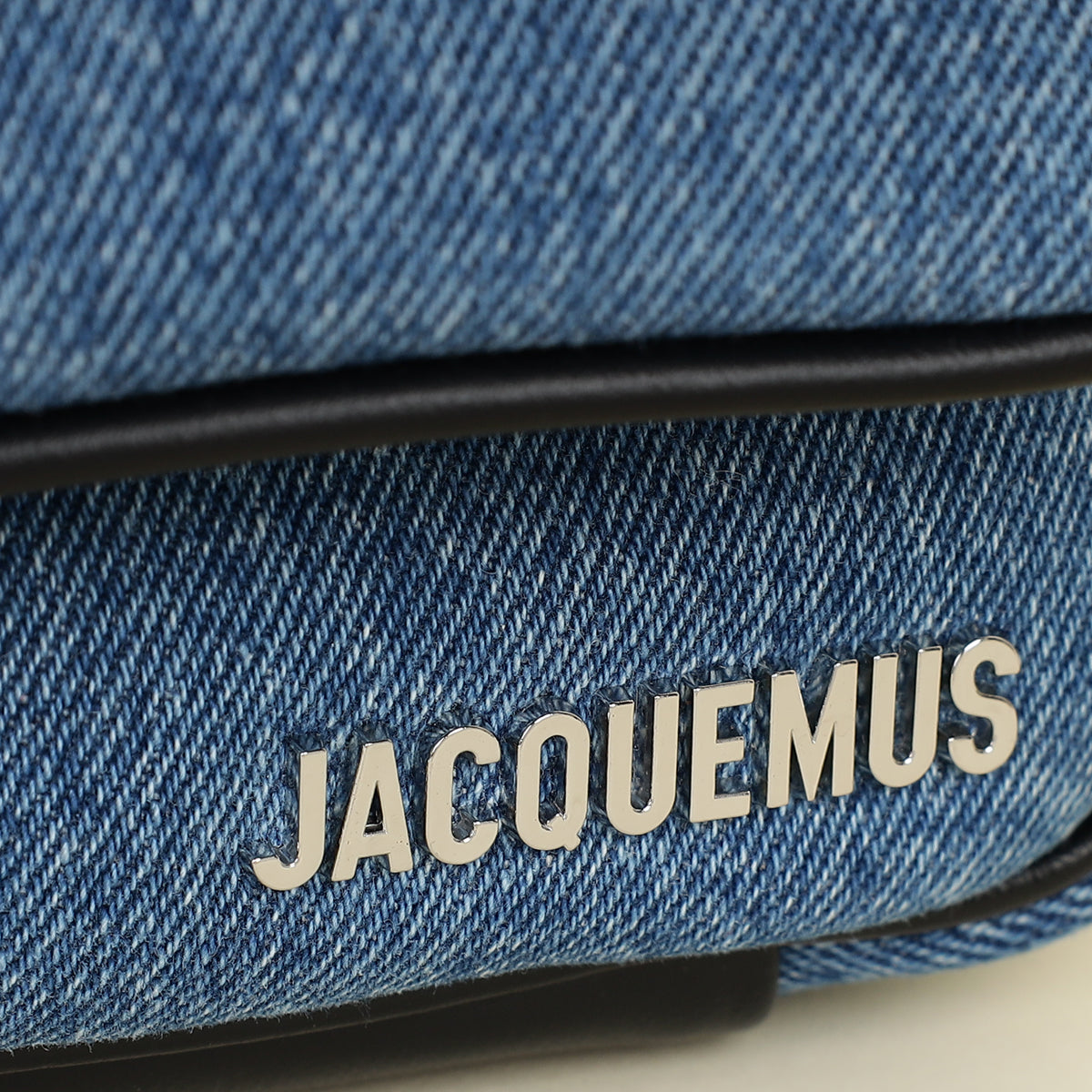 Jacquemus Bicolor Le Bambimou Denim Padded Bag-Jacquemus-THE CLOSET