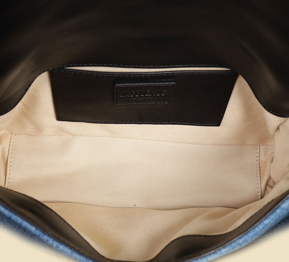 Jacquemus Bicolor Le Bambimou Denim Padded Bag-Jacquemus-THE CLOSET