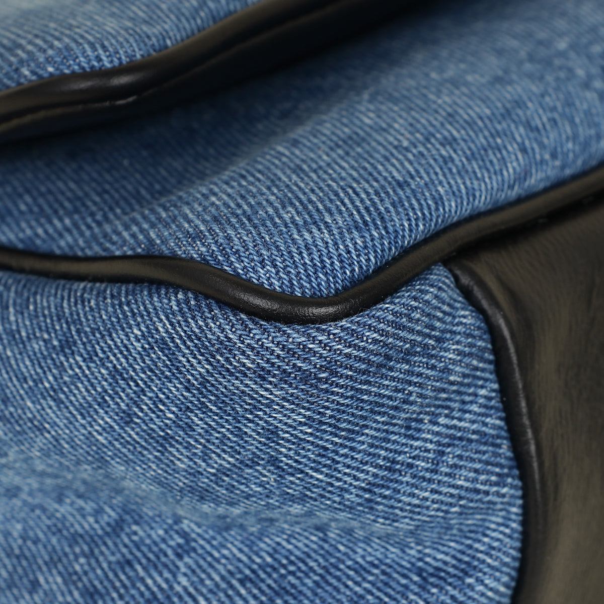 Jacquemus Bicolor Le Bambimou Denim Padded Bag-Jacquemus-THE CLOSET