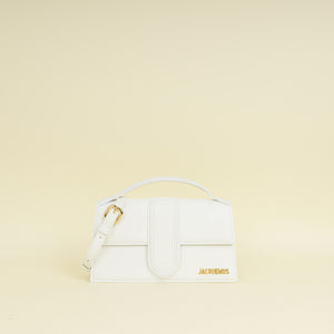 Jacquemus White The Bambino Les Classiques Large Bag