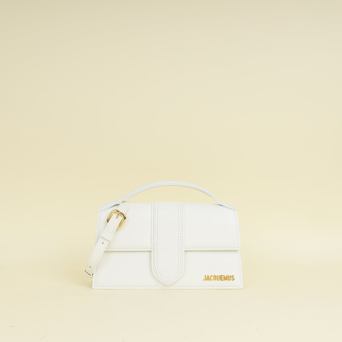 Jacquemus White The Bambino Les Classiques Large Bag