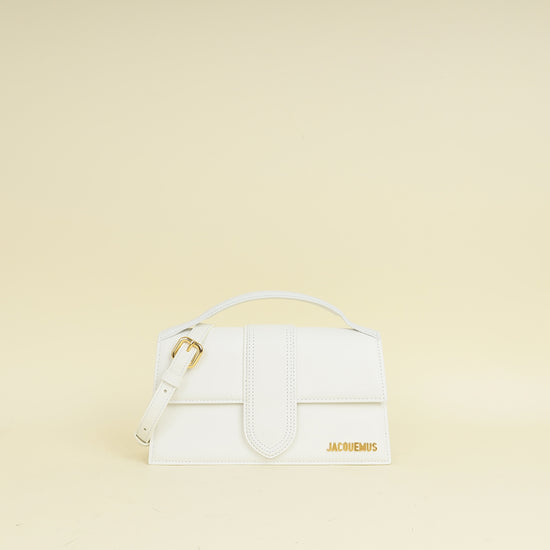 Jacquemus White The Bambino Les Classiques Large Bag