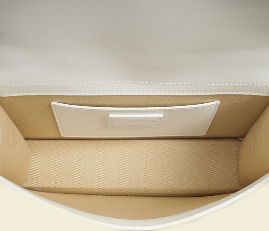 Jacquemus White The Bambino Les Classiques Large Bag