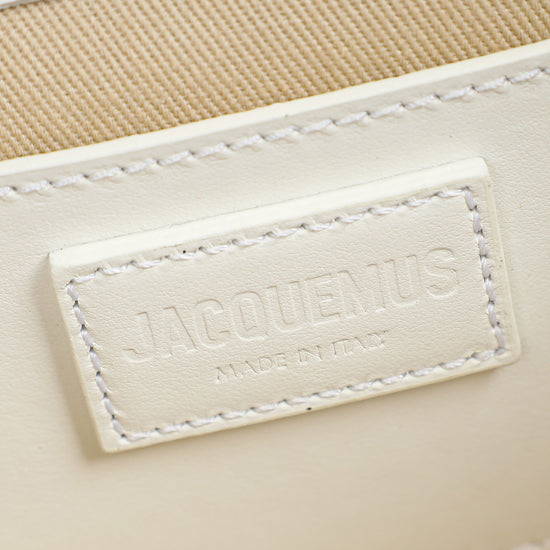 Jacquemus White The Bambino Les Classiques Large Bag