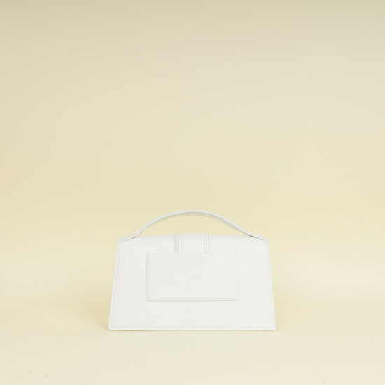 Jacquemus White The Bambino Les Classiques Large Bag