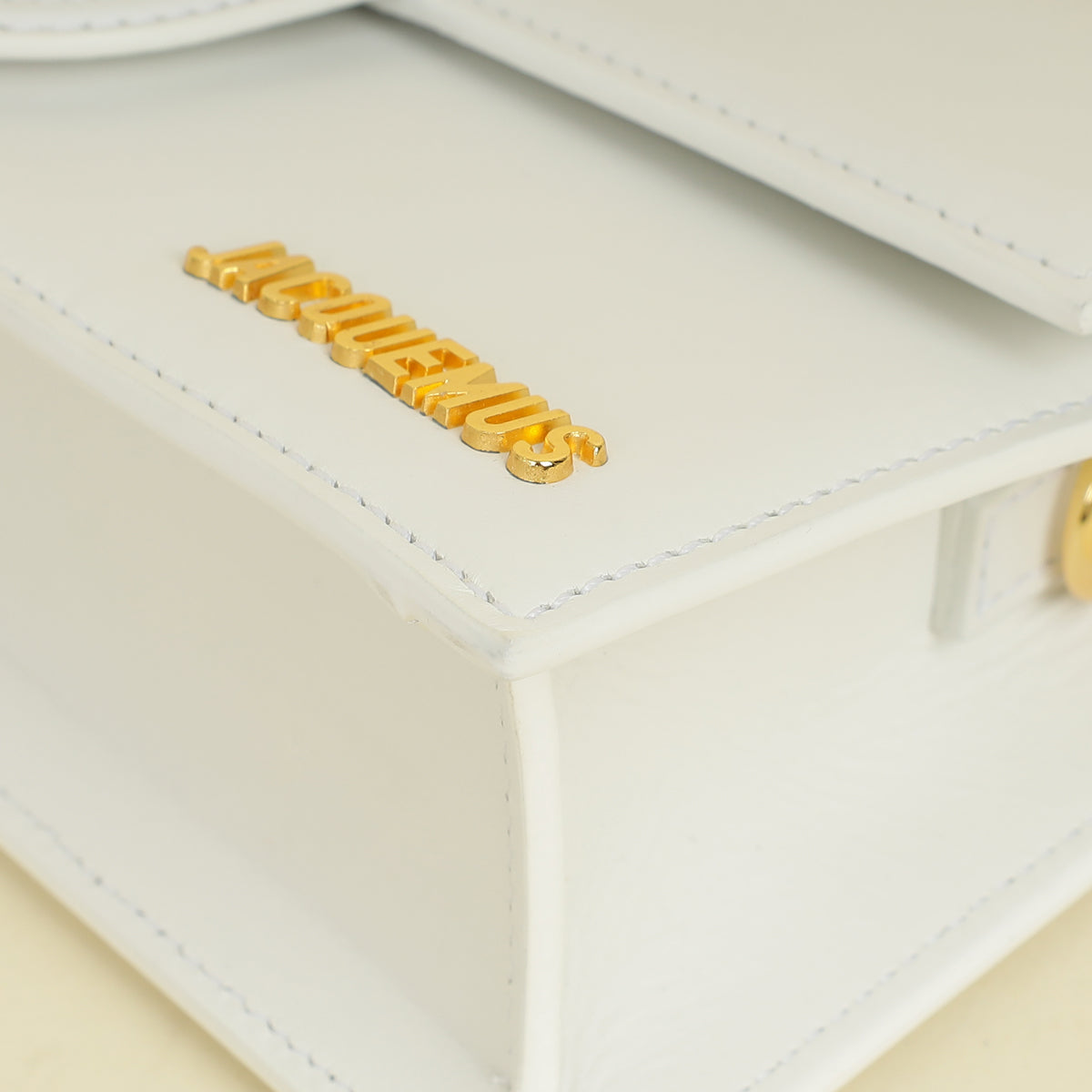 Jacquemus White The Bambino Les Classiques Large Bag