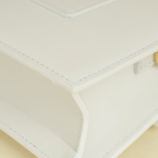 Jacquemus White The Bambino Les Classiques Large Bag