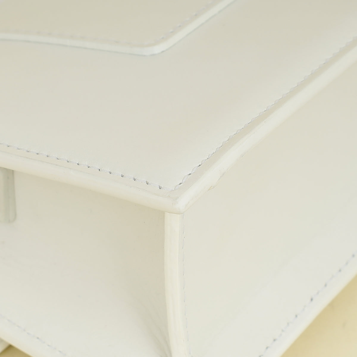 Jacquemus White The Bambino Les Classiques Large Bag