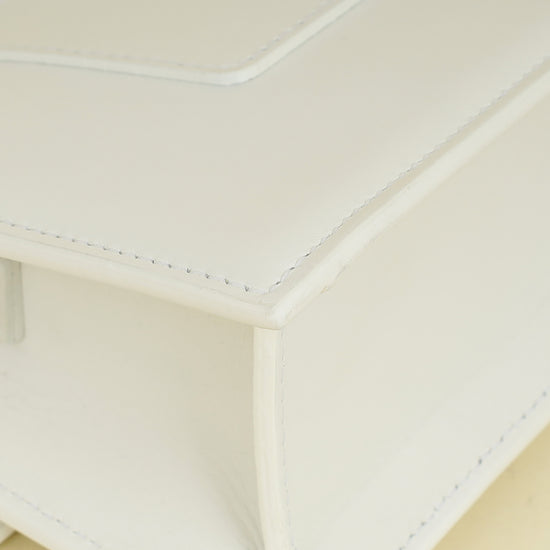 Jacquemus White The Bambino Les Classiques Large Bag