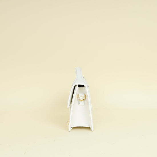 Jacquemus White The Bambino Les Classiques Large Bag