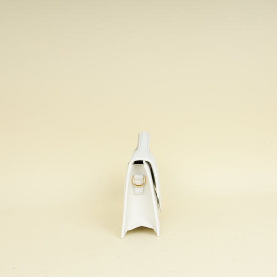 Jacquemus White The Bambino Les Classiques Large Bag