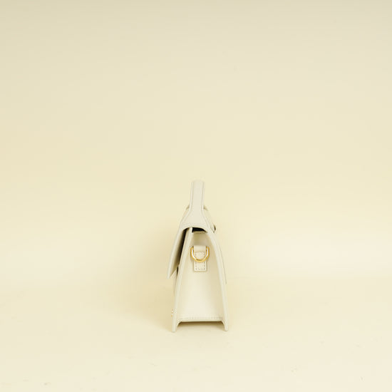 Jacquemus Ivory The Bambino Les Classiques Large Bag