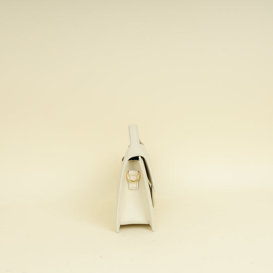 Jacquemus Ivory The Bambino Les Classiques Large Bag