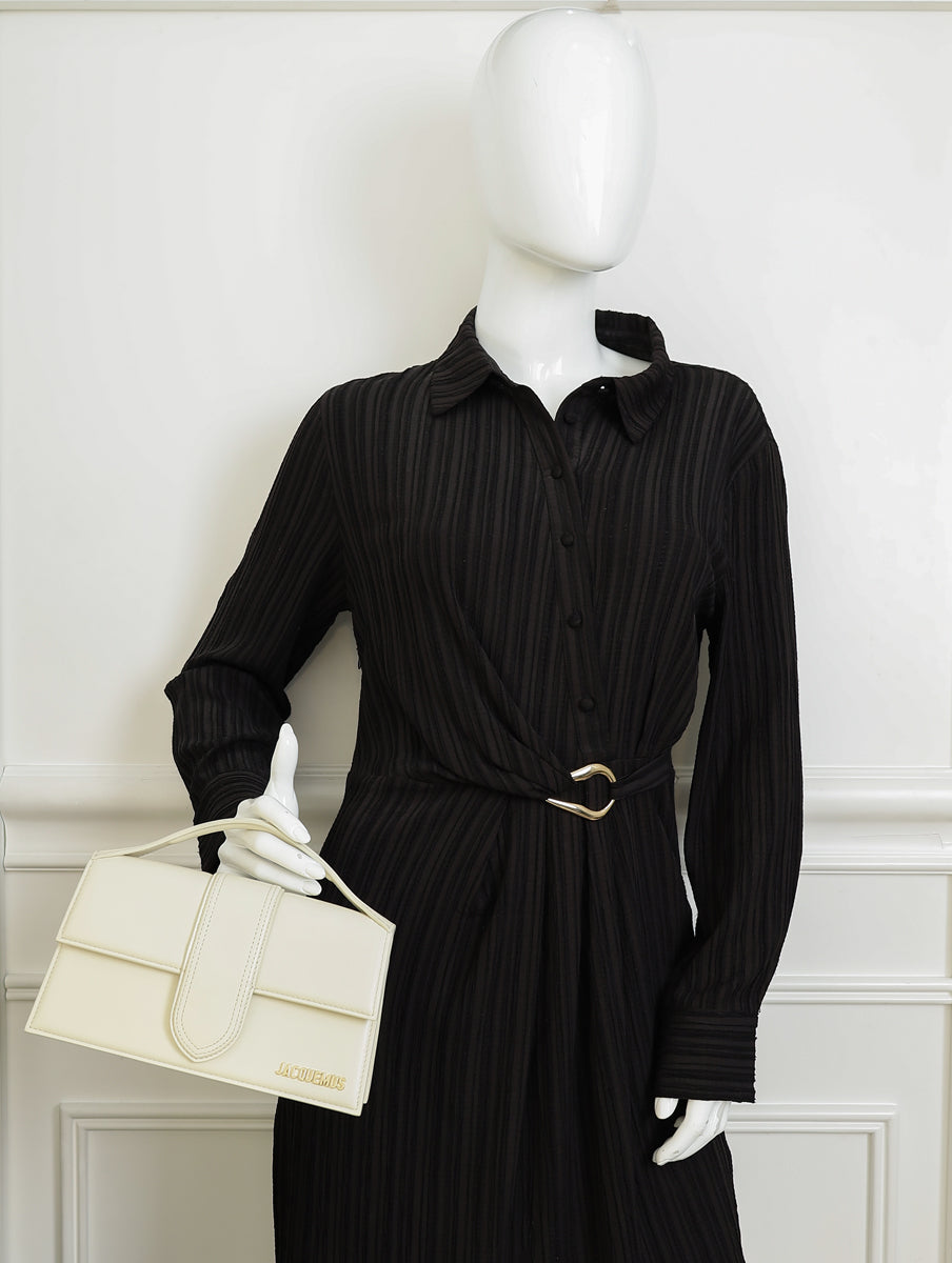 Jacquemus Ivory The Bambino Les Classiques Large Bag