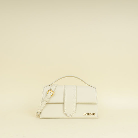 Jacquemus Ivory The Bambino Les Classiques Large Bag