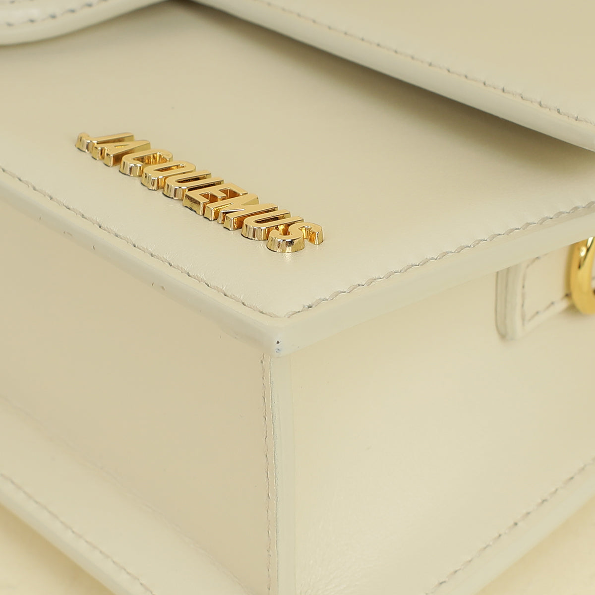 Jacquemus Ivory The Bambino Les Classiques Large Bag