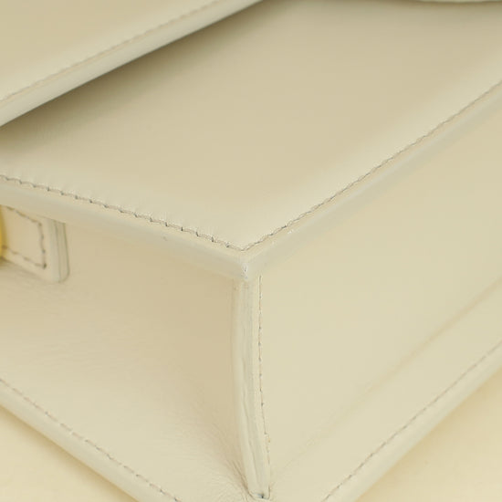 Jacquemus Ivory The Bambino Les Classiques Large Bag