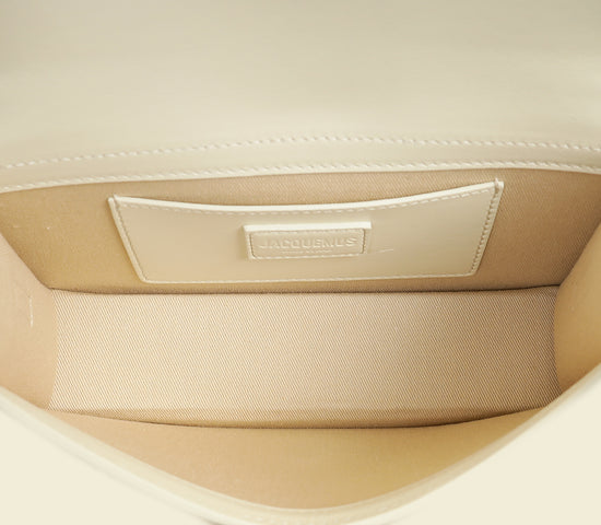 Jacquemus Ivory The Bambino Les Classiques Large Bag