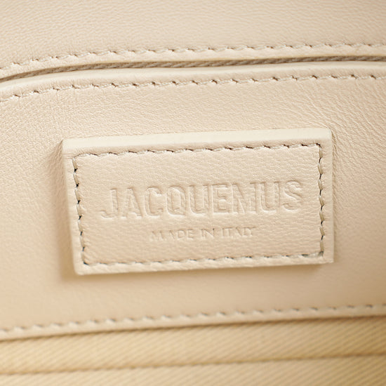 Jacquemus Ivory Le Petit Bambimou Chouchou Bag