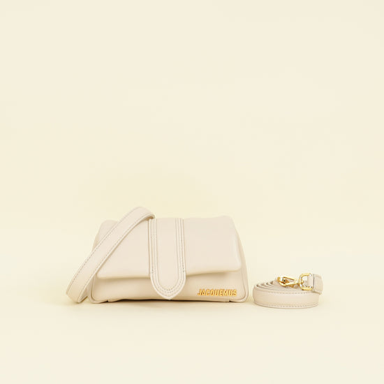Jacquemus Ivory Le Petit Bambimou Chouchou Bag