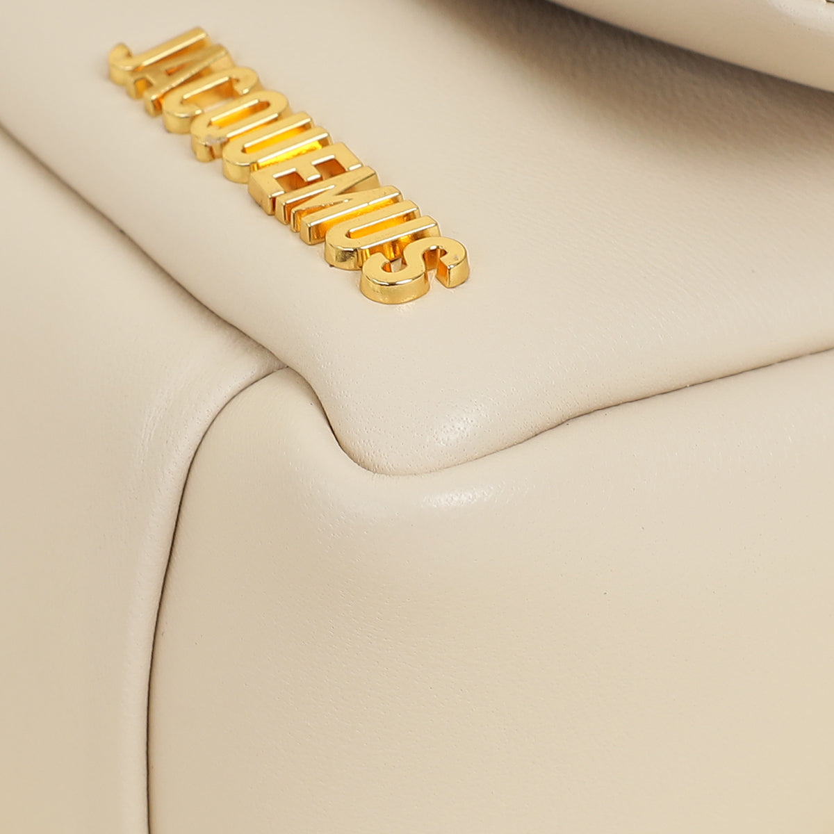 Jacquemus Ivory Le Petit Bambimou Chouchou Bag