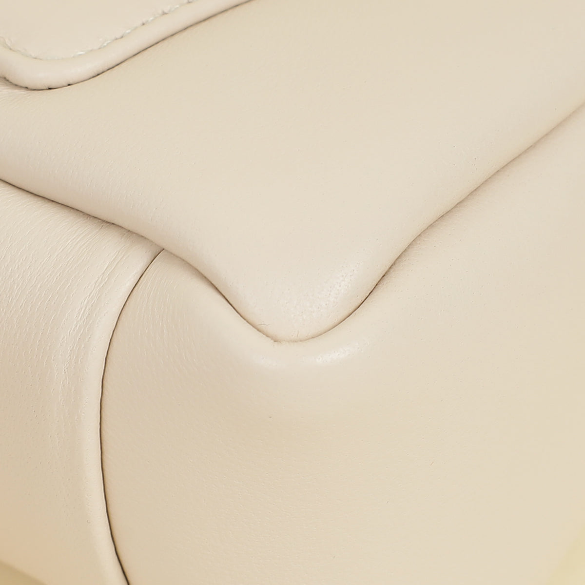 Jacquemus Ivory Le Petit Bambimou Chouchou Bag