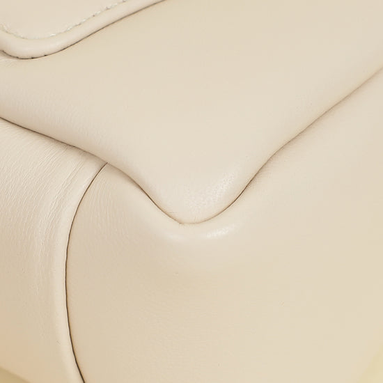 Jacquemus Ivory Le Petit Bambimou Chouchou Bag