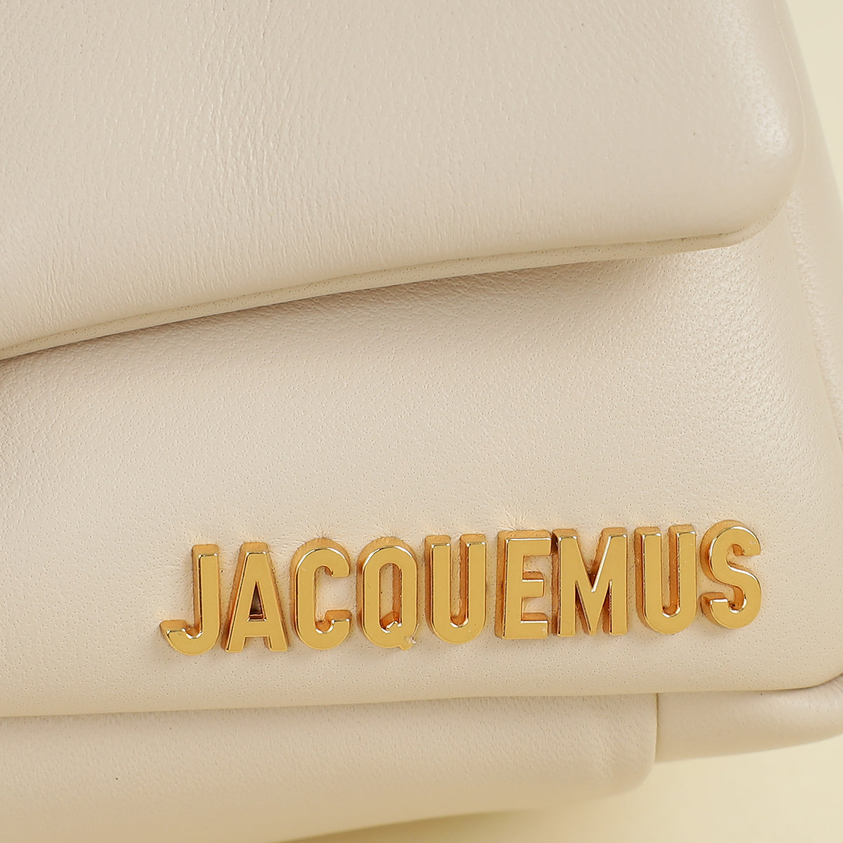 Jacquemus Ivory Le Petit Bambimou Chouchou Bag