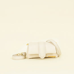 Jacquemus Ivory Les Classiques Bambimou Puffed Flap Bag