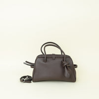 Jacquemus Chocolate Brown Le Petit Turismo Small Tote Bag