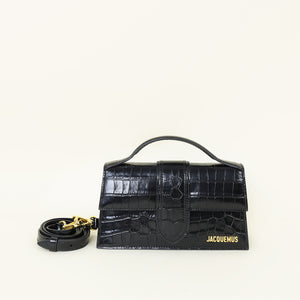 Jacquemus Black The Large Bambino Le Classic Bag