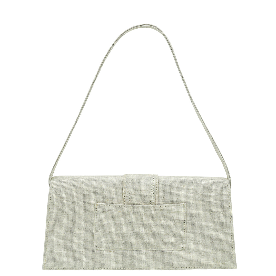 Jacquemus Beige Le Bambino Long Flap Linen Bag-Jacquemus-THE CLOSET