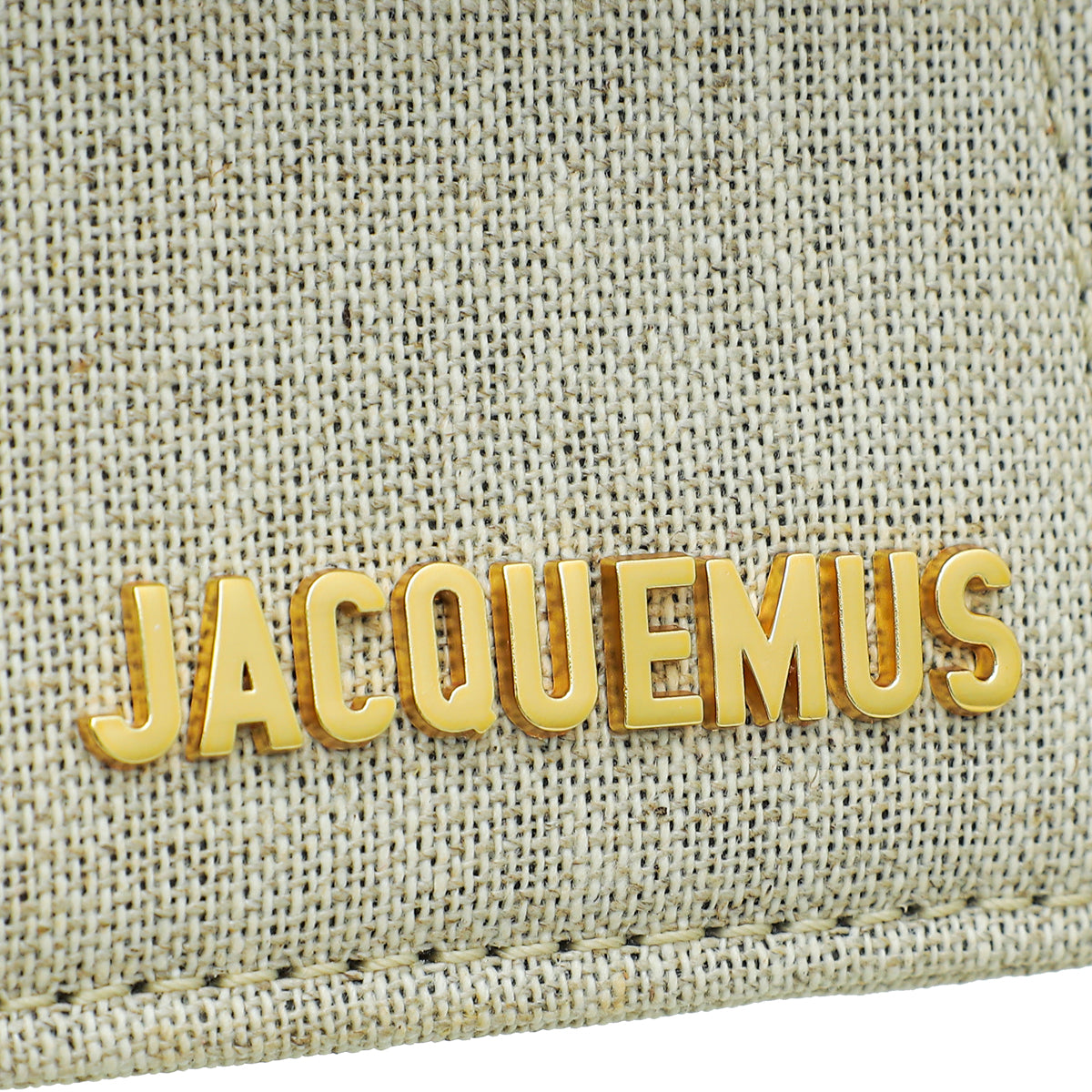 Jacquemus Beige Le Bambino Long Flap Linen Bag