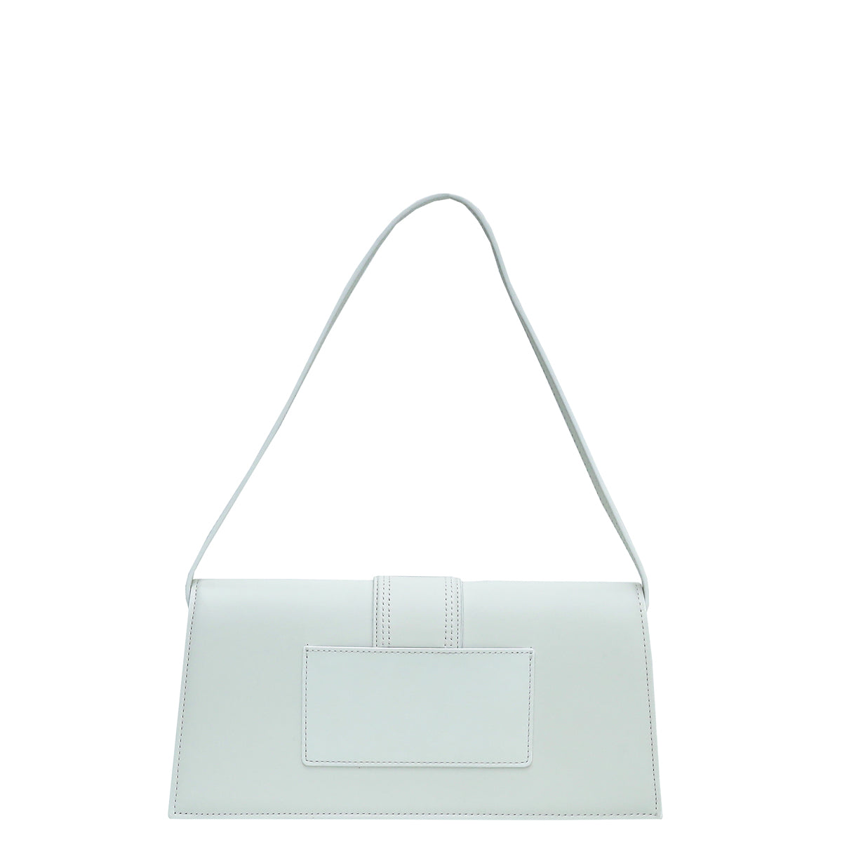 Jacquemus White Le Bambino Long Flap Shoulder Bag-Jacquemus-THE CLOSET