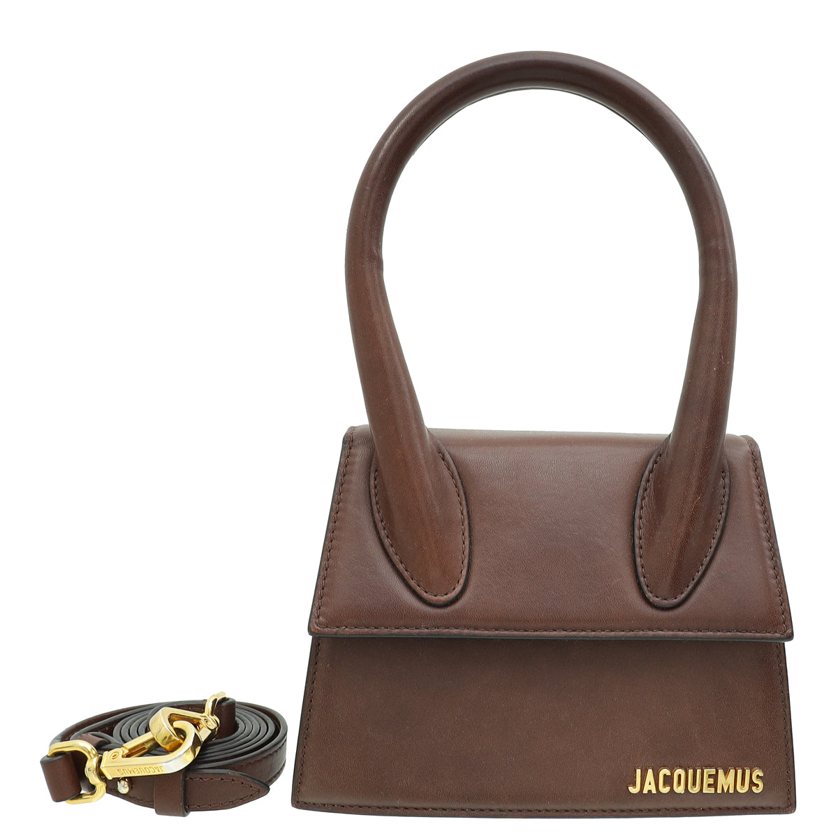 Jacquemus Brown Le Chiquito Moyen Forever Bag-Jacquemus-THE CLOSET