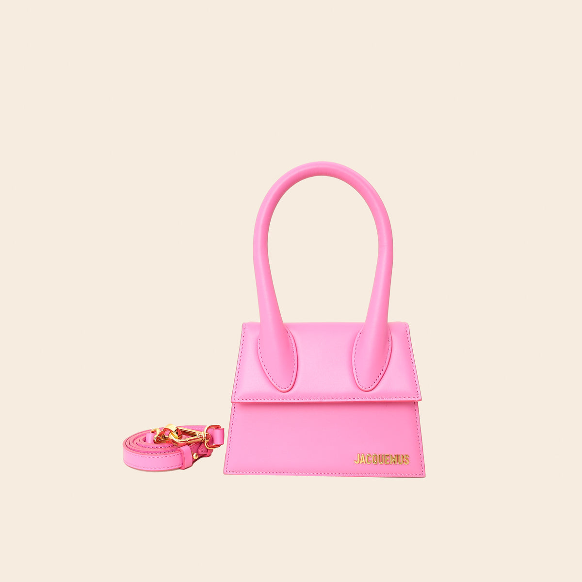 Jacquemus Pink Les Classiques The Medium Chiquito Bag-Jacquemus-THE CLOSET