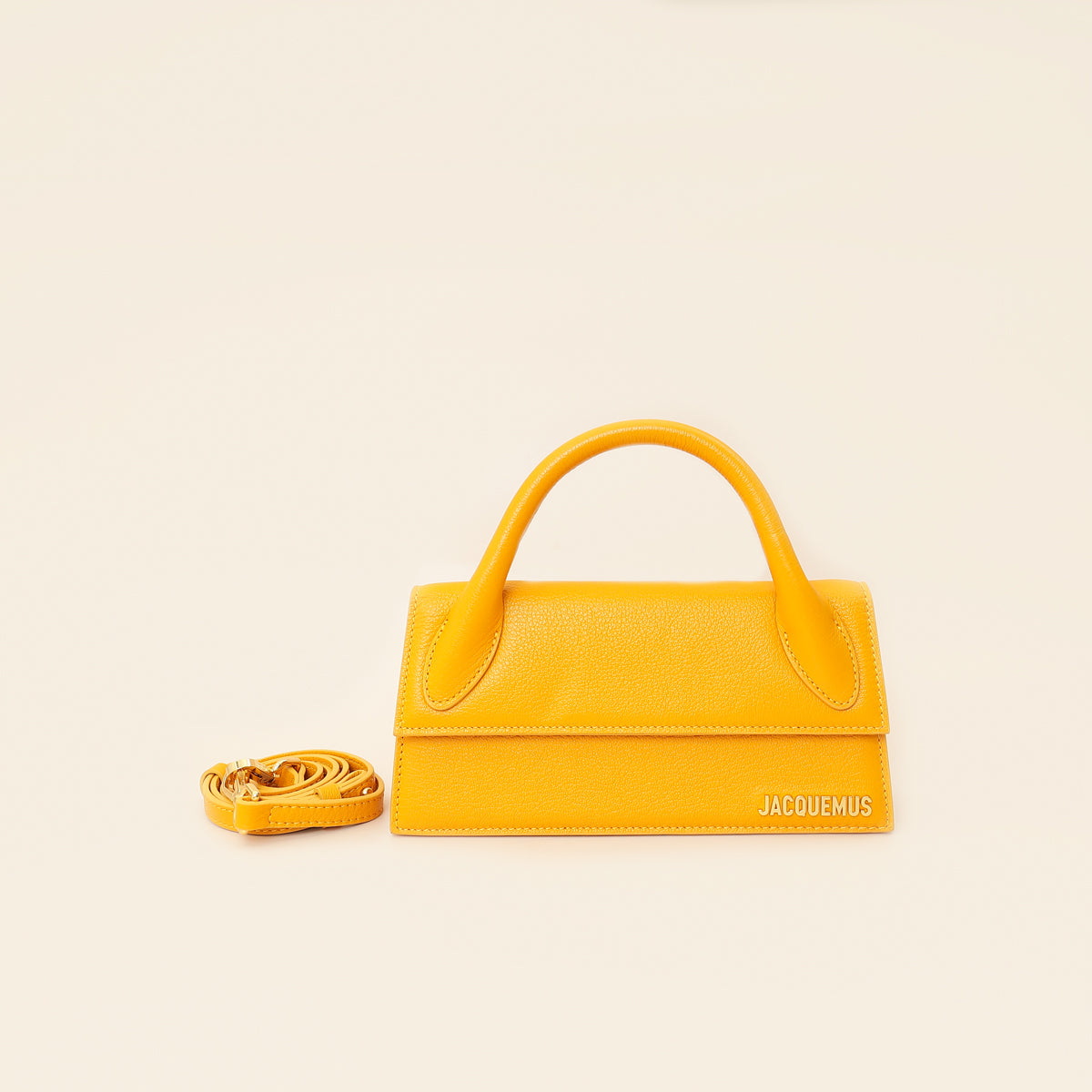 Jacquemus Yellow Orange The Long Chiquito Bag-Jacquemus-THE CLOSET