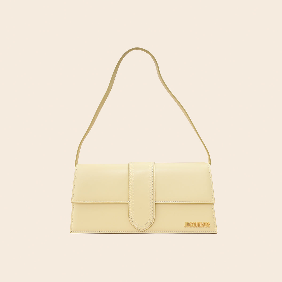 Jacquemus Ivory Les Classiques The Long Bambino Bag-Jacquemus-THE CLOSET