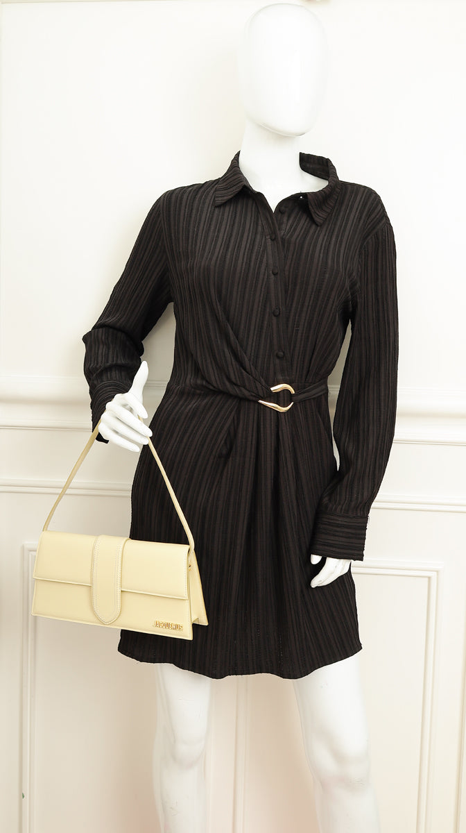 Jacquemus Ivory Les Classiques The Long Bambino Bag-Jacquemus-THE CLOSET