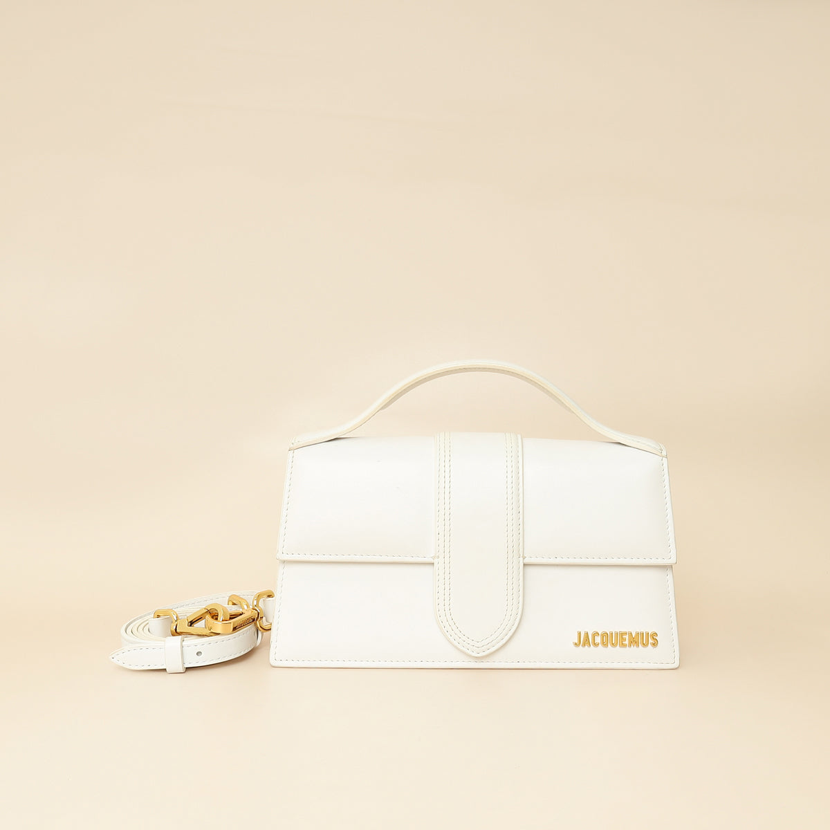 Jacquemus White Le Grand Bambino Bag-Jacquemus-THE CLOSET