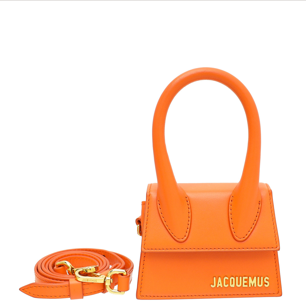 Jacquemus Orange Le Chiquito Mini Bag - Main Image